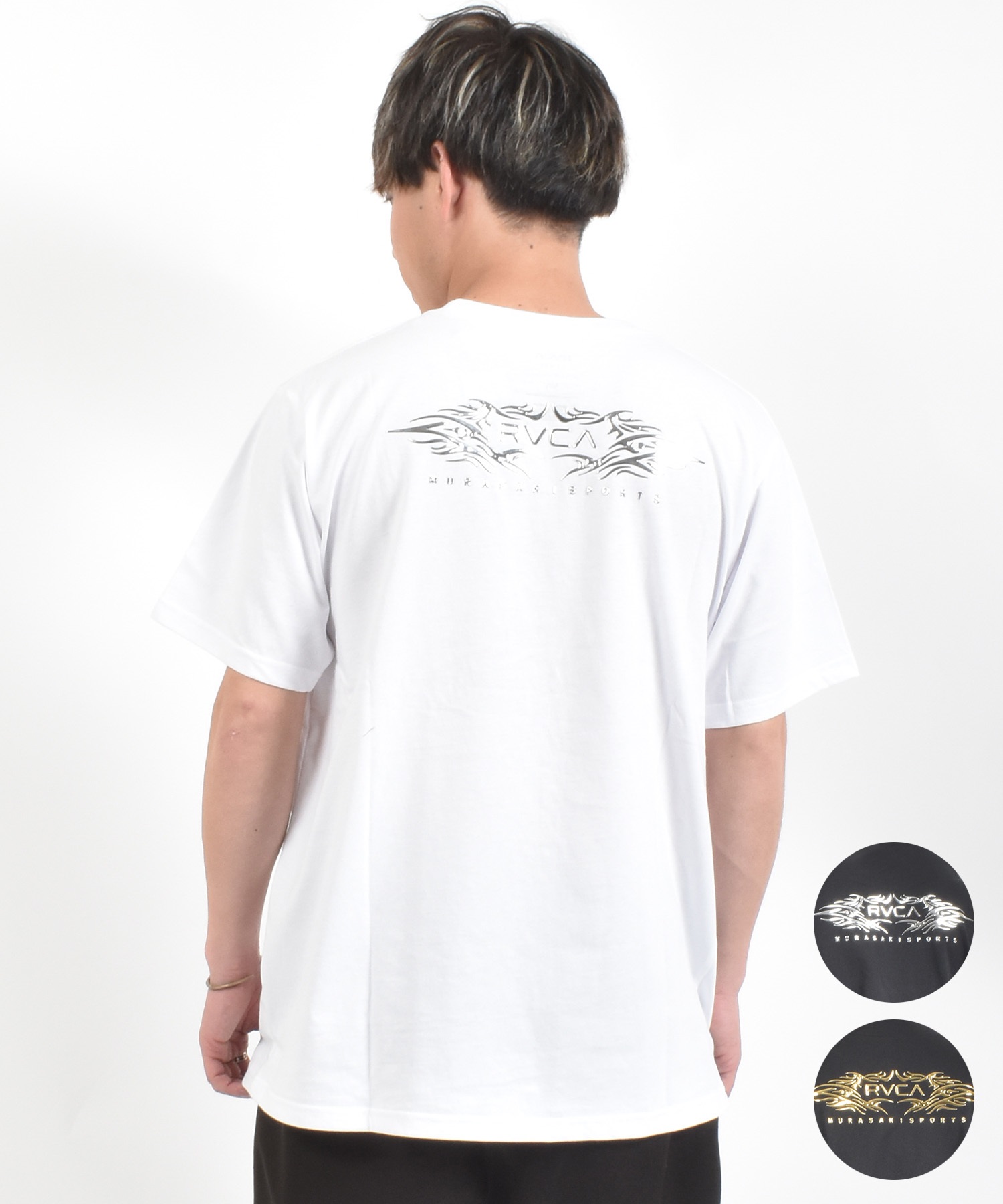 MURASAKI ムラサキ × RVCA ルーカ コラボレーション 半袖 Tシャツ