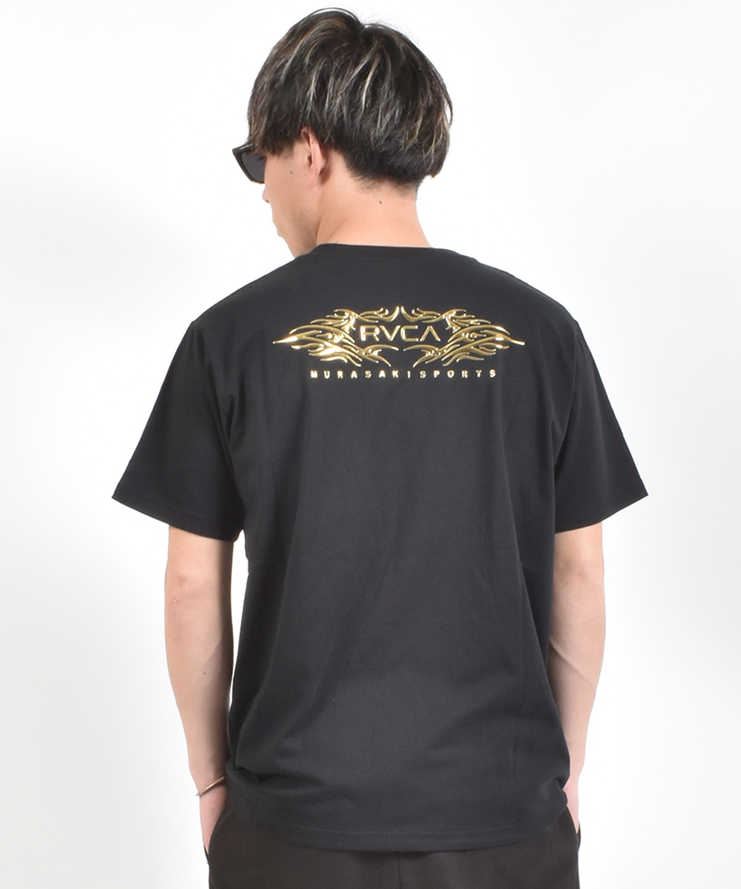MURASAKI ムラサキ × RVCA ルーカ コラボレーション 半袖 Tシャツ
