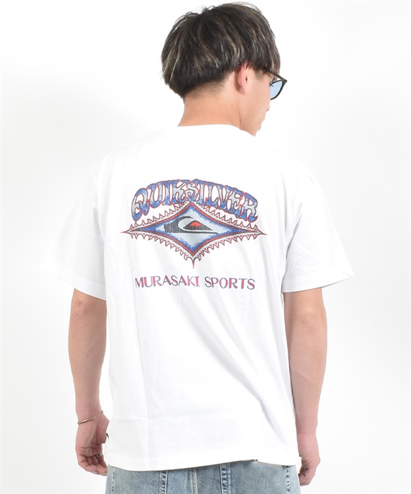 MURASAKI ムラサキ × QUIKSILVER クイックシルバー コラボレーション 半袖 Tシャツ メンズ BG01AU43 ムラサキスポーツ限定