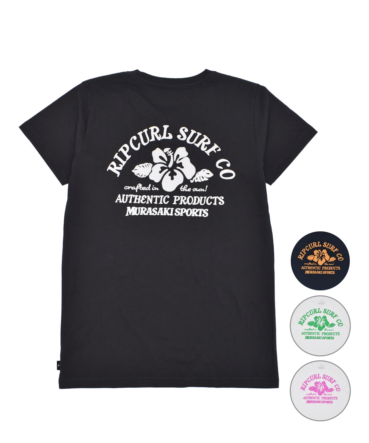 MURASAKI ムラサキ × RIPCURL リップカール 半袖 Tシャツ レディース