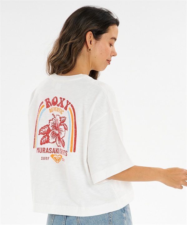 MURASAKI ムラサキ × ROXY ロキシー 半袖 コラボレーション Tシャツ RST262651M ムラサキスポーツ限定