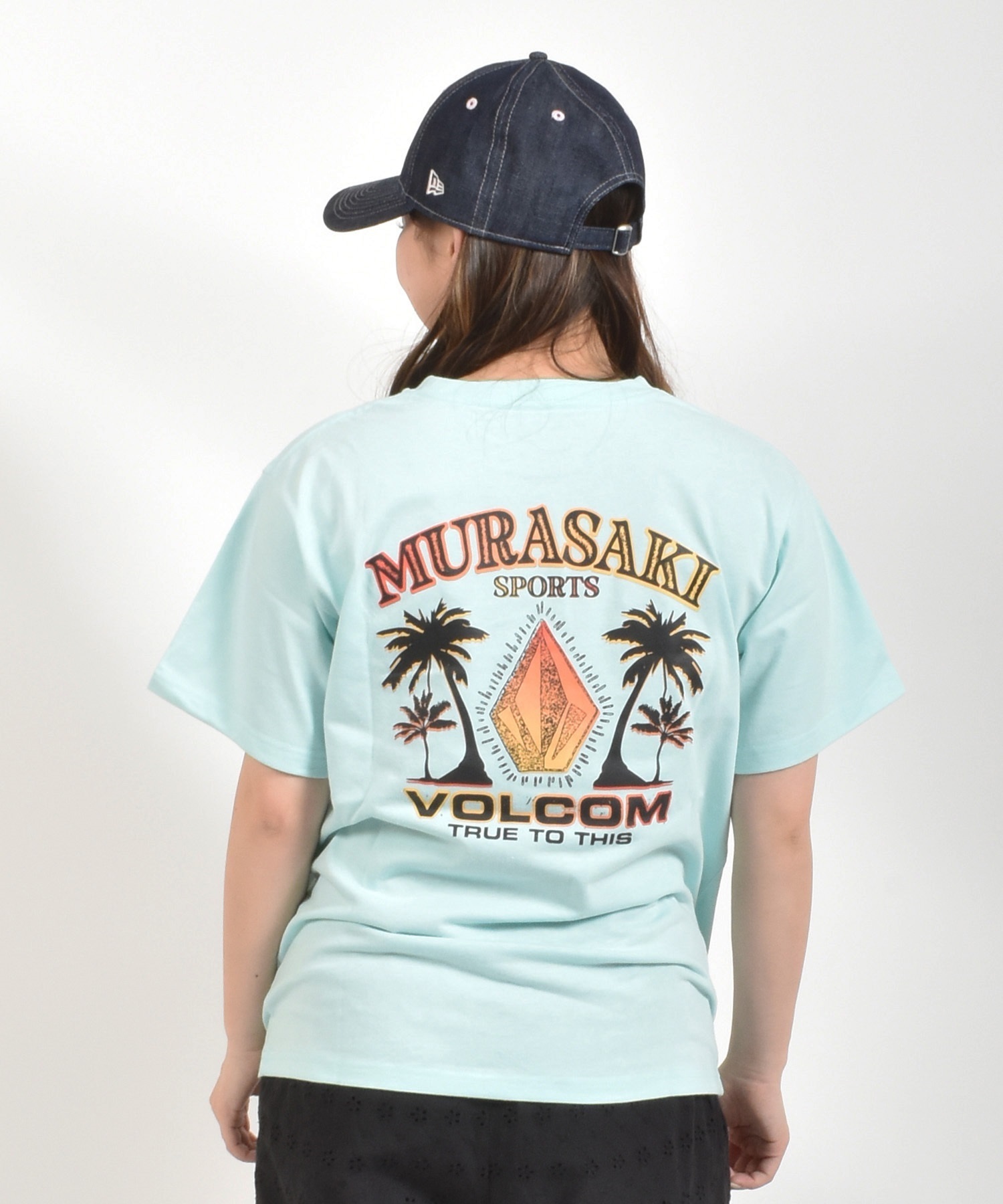 MURASAKI ムラサキ × VOLCOM ボルコム 半袖 コラボレーション Tシャツ