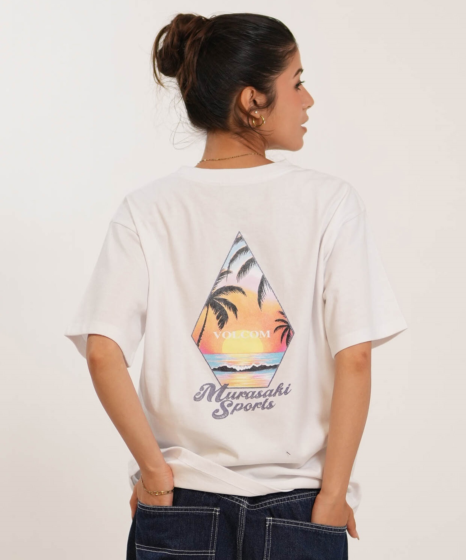 MURASAKI ムラサキ × VOLCOM ボルコム 半袖 コラボレーション Tシャツ