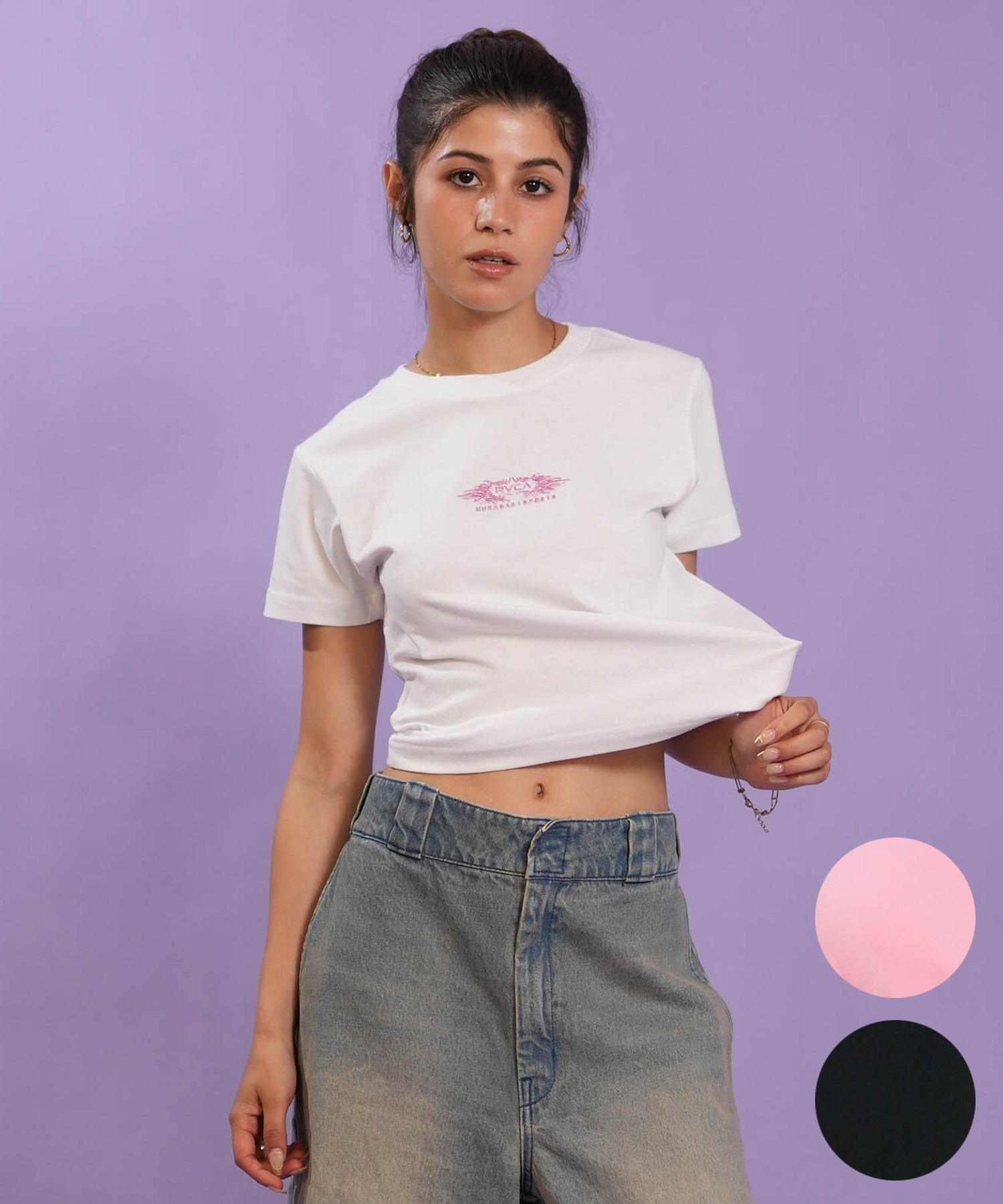 MURASAKI ムラサキ × RVCA ルーカ コラボレーション Tシャツ BG04CP02