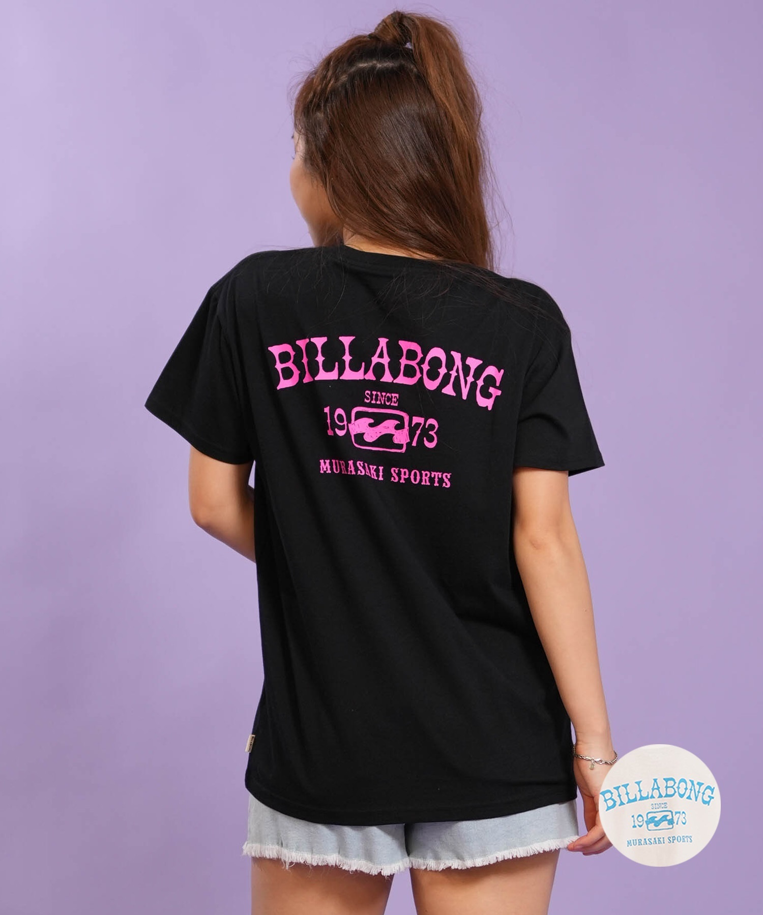 MURASAKI ムラサキ × BILLABONG ビラボン コラボレーション Tシャツ