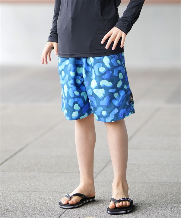 RUSTY ラスティ 水着 海パン トランクス サーフパンツ キッズ ジュニア 子供 総柄 966407