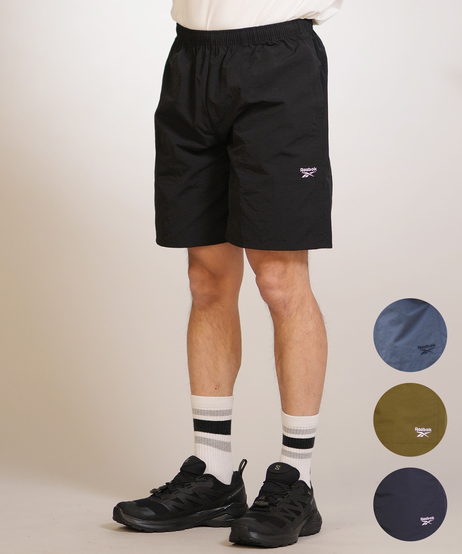 Reebok リーボック 水着 海パン トランクス メンズ RBKナイロンバギー