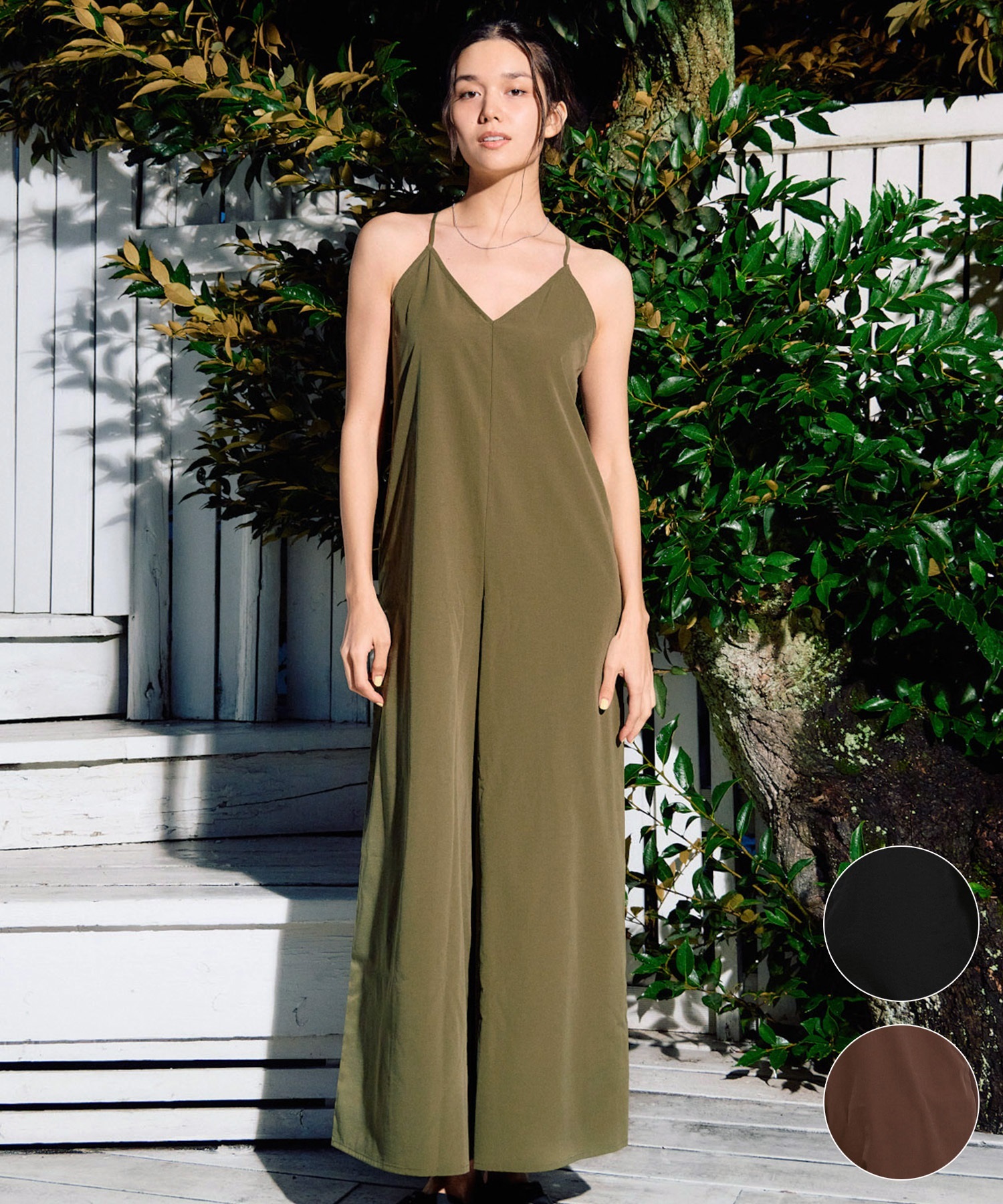 RIKKA FEMME リッカファム サロペット レディース キャミソール 吸水速