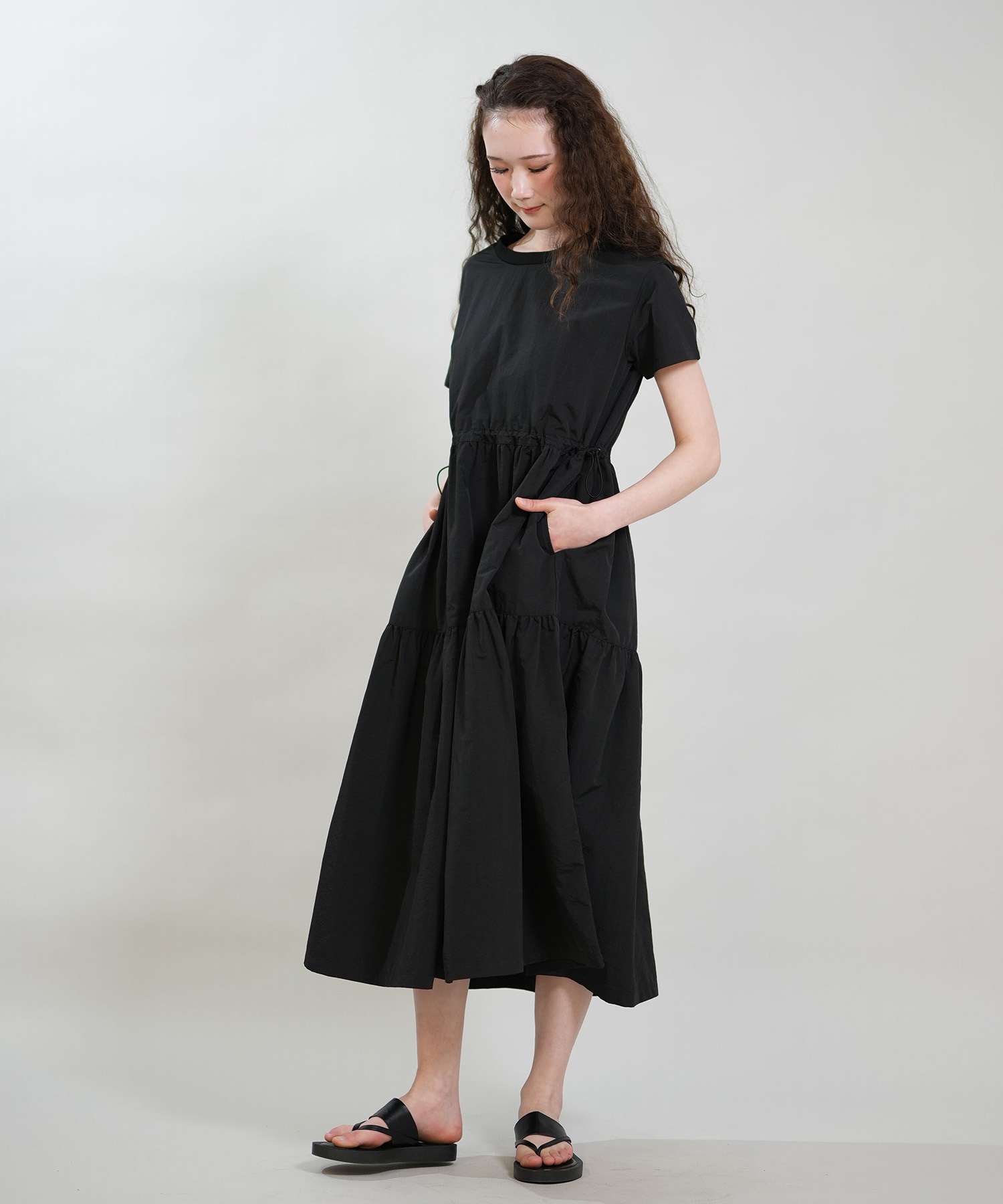 RIKKA FEMME リッカファム ワンピース レディース ロング丈 ウエスト