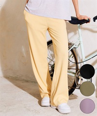 RIKKA FEMME リッカファム ロングパンツ レディース リブパンツ フレア RF6S-3105(BLK-FREE)