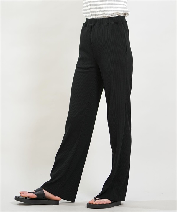 RIKKA FEMME リッカファム ロングパンツ レディース リブパンツ フレア RF6S-3105