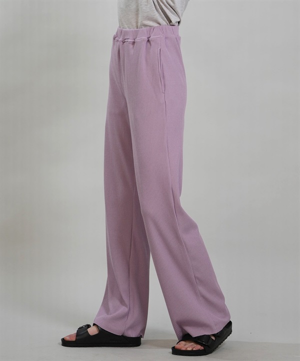 RIKKA FEMME リッカファム ロングパンツ レディース リブパンツ フレア RF6S-3105