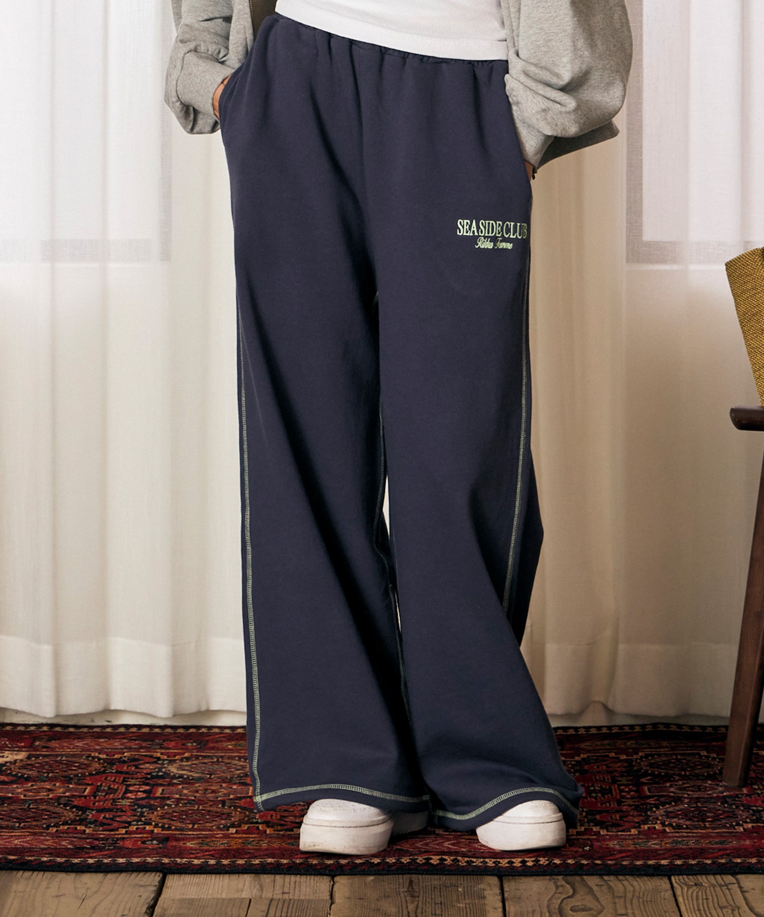 RIKKA FEMME リッカファム ロングパンツ レディース スウェット ロゴ