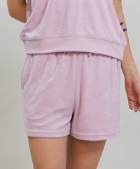 RIKKA FEMME リッカファム ハーフパンツ ショートパンツ レディース パイルショーツ セットアップ対応 RF6S-3304(PNK-FREE)