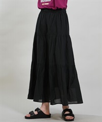 RIKKA FEMME リッカファム スカート レディース ロングスカート ティアードスカート RF6S-3501(BLK-FREE)