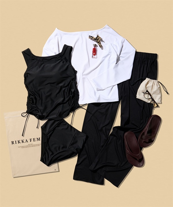 RIKKA FEMME リッカファム 水着 ラッシュガード セット レディース 4点セット RF6S-4201