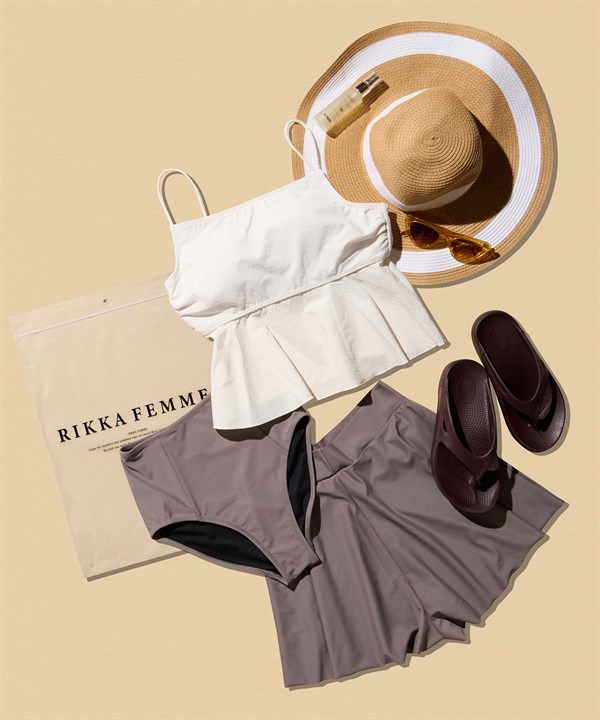RIKKA FEMME リッカファム 水着 セット レディース 3点セット RF6S-4203 RF6S-4203