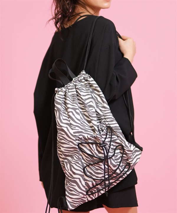 RIKKA FEMME リッカファム ナップサック アニマル柄 ドローコードナップサック RFA6S-0101