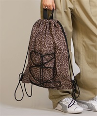 RIKKA FEMME リッカファム ナップサック アニマル柄 ドローコードナップサック RFA6S-0101(LEO-FREE)