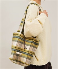 RIKKA FEMME リッカファム トートバッグ ボア チェックシャギートート RFA6F-0102(GRN-ONE)