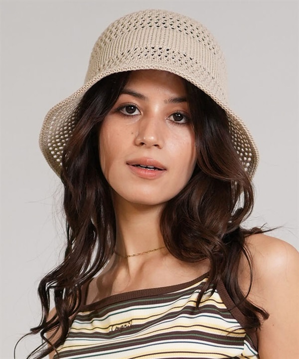 RIKKA FEMME リッカファム ハット バケットハット サマーニットハット RFA6S-1201