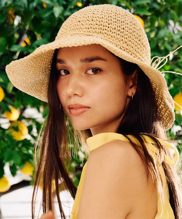 RIKKA FEMME リッカファム ハット ペーパーハット 麦わら帽子 RFA6S-1203