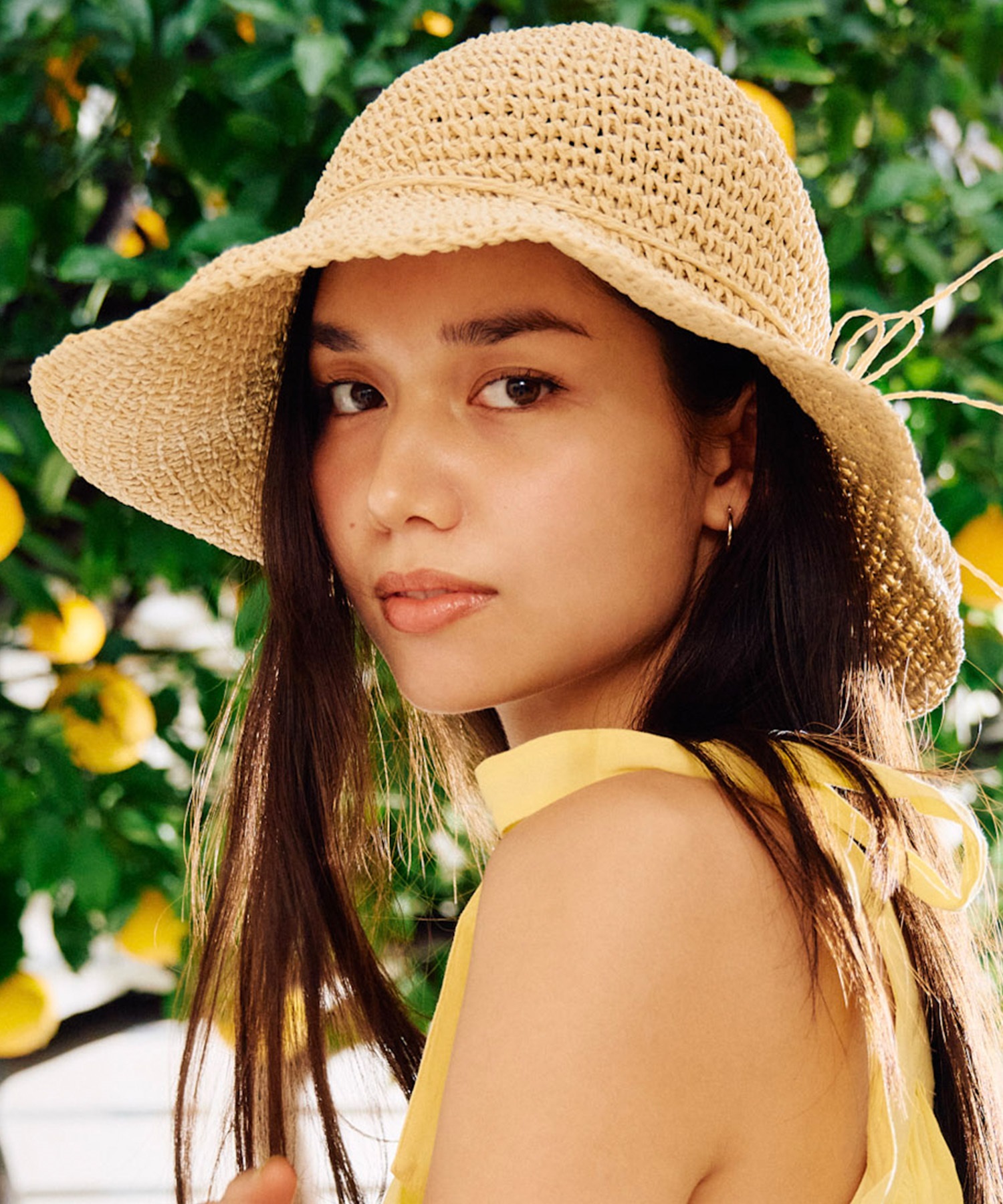 RIKKA FEMME リッカファム ハット ペーパーハット 麦わら帽子 RFA6S-1203(BEG-FREE)