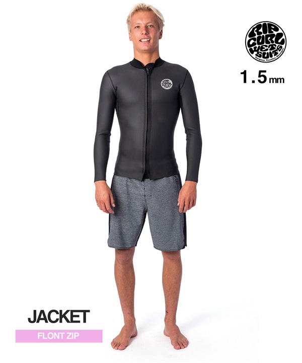 RIPCURL リップカール フロントジップ D PATROL 116MWJ ウェットスーツ ロングジャケット メンズ