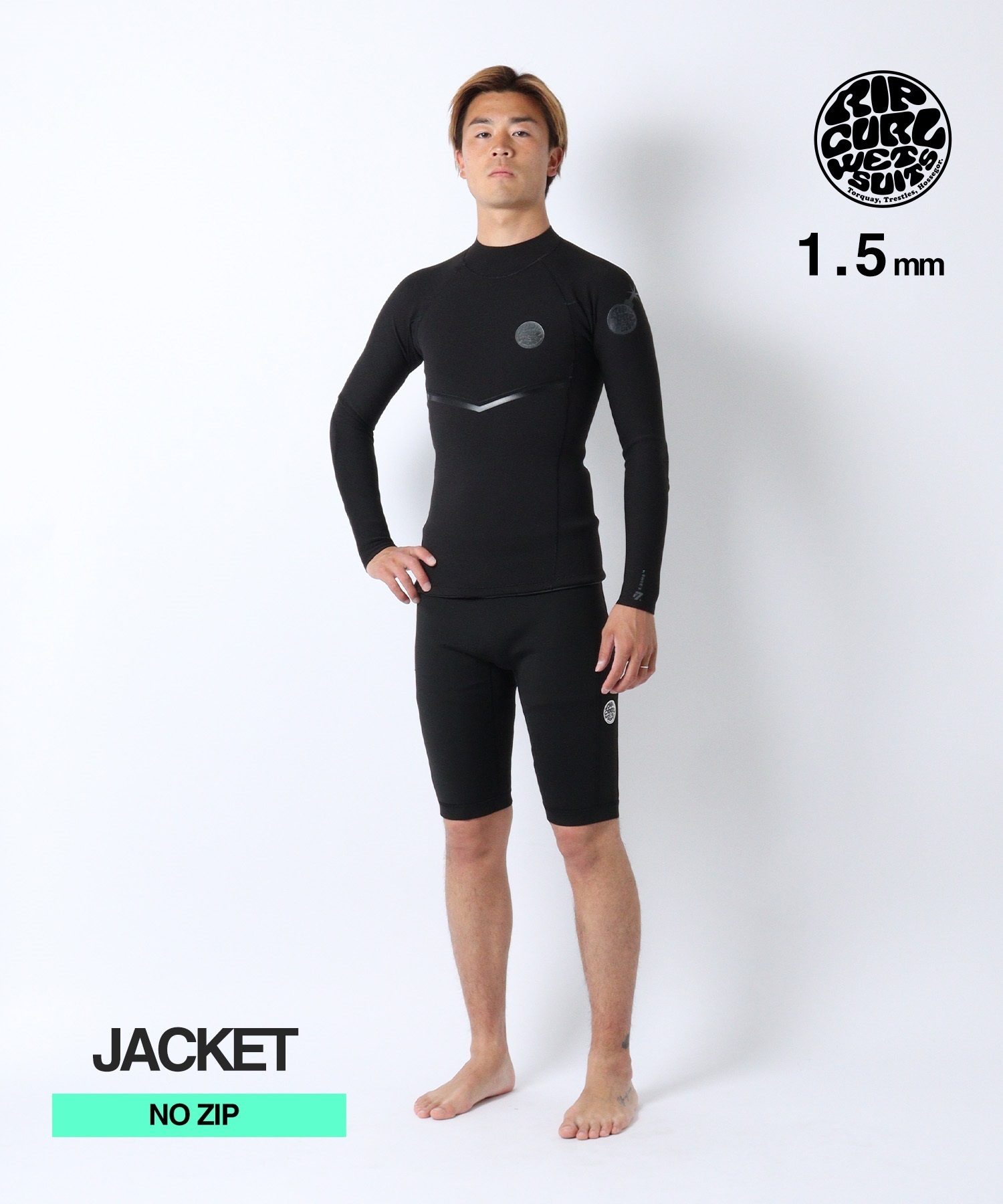 RIPCURL リップカール ノンジップ E-BOMB 12HMWJ ウェットスーツ