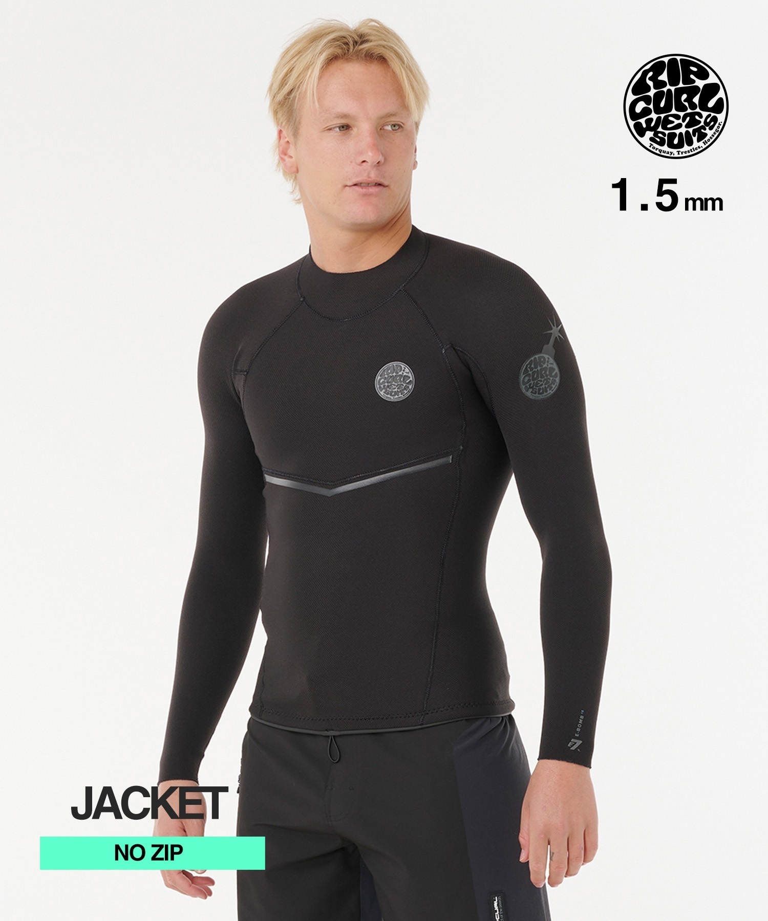 RIPCURL リップカール ノンジップ E-BOMB 12HMWJ ウェットスーツ