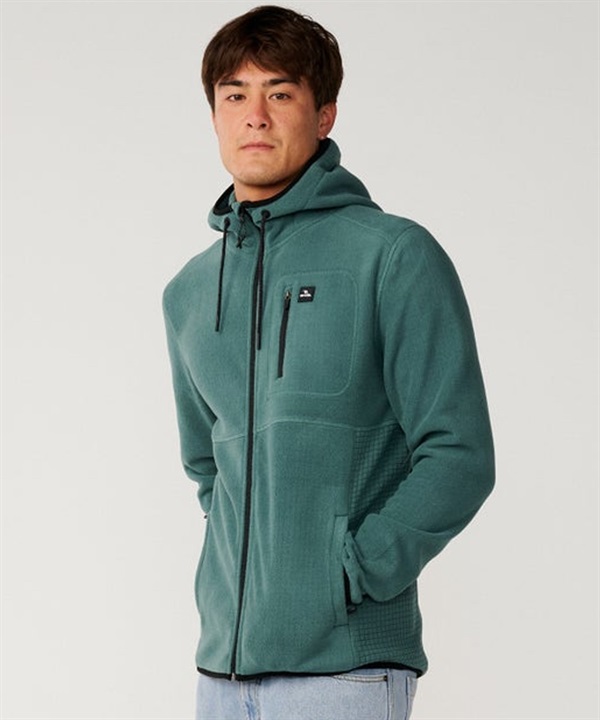 RIP CURL リップカール ジャケット メンズ ロゴ DEPARTED POLAR FLEECE ZIP THRU 08VMFL
