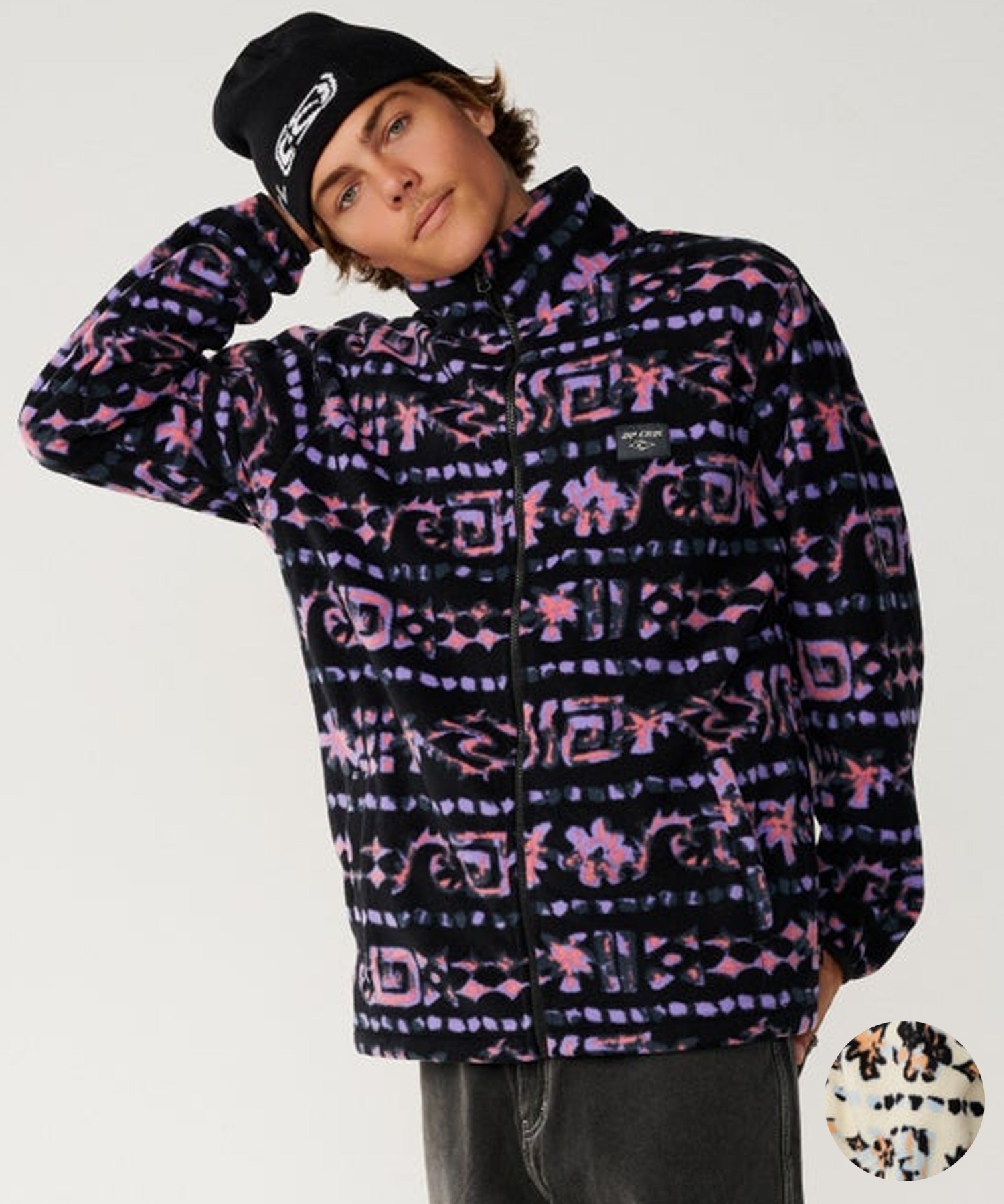 RIP CURL リップカール ジャケット メンズ ロゴ SESSIONS POLAR FLEECE