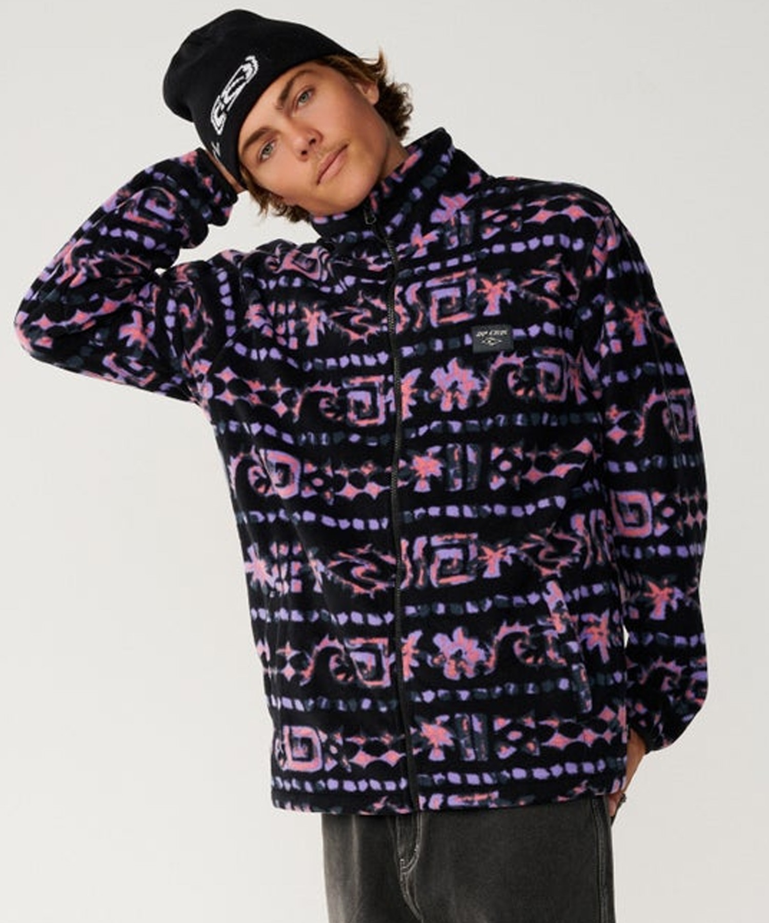 RIP CURL リップカール ジャケット メンズ ロゴ SESSIONS POLAR FLEECE