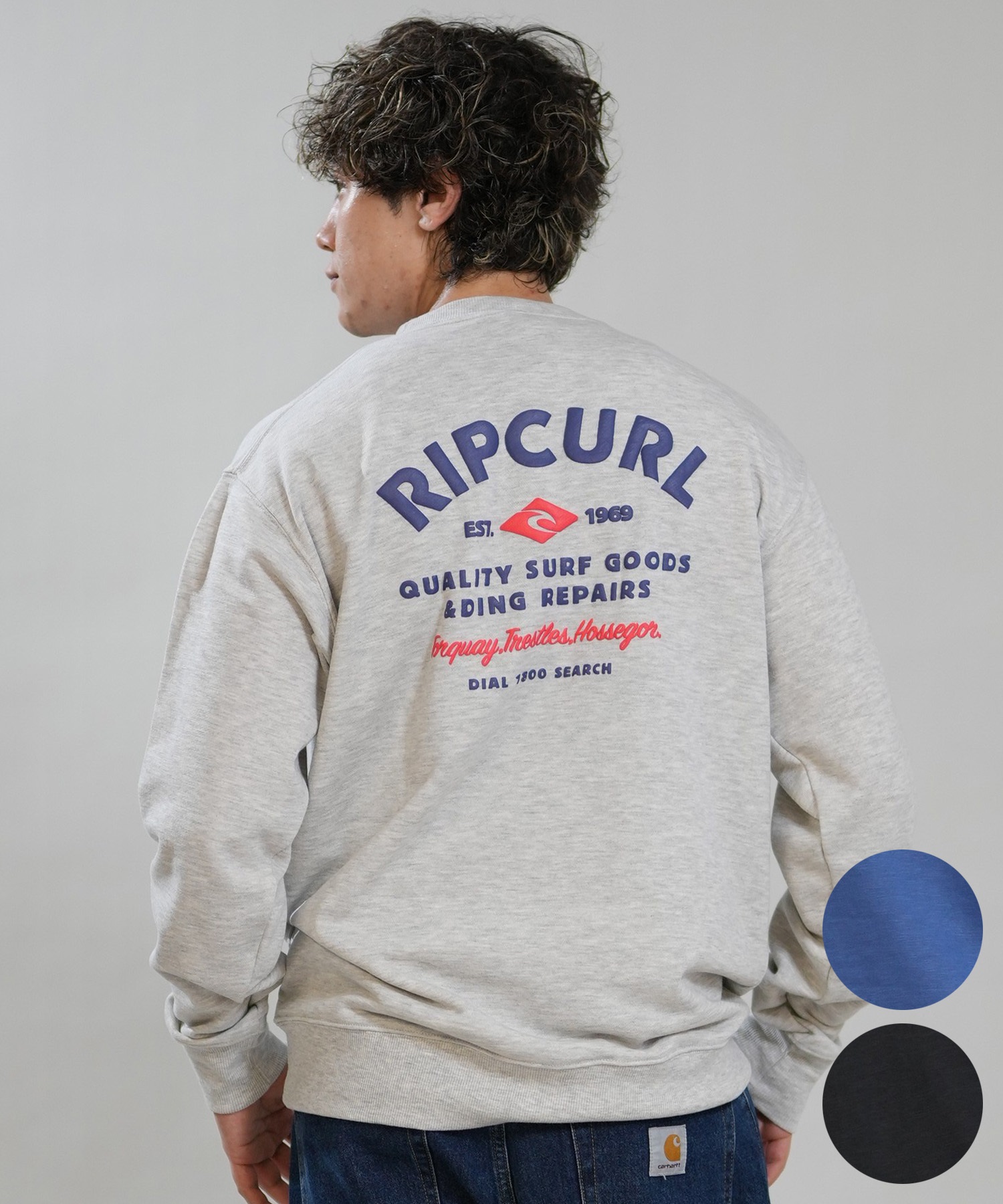 RIP CURL リップカール トレーナー スウェット メンズ バックプリント