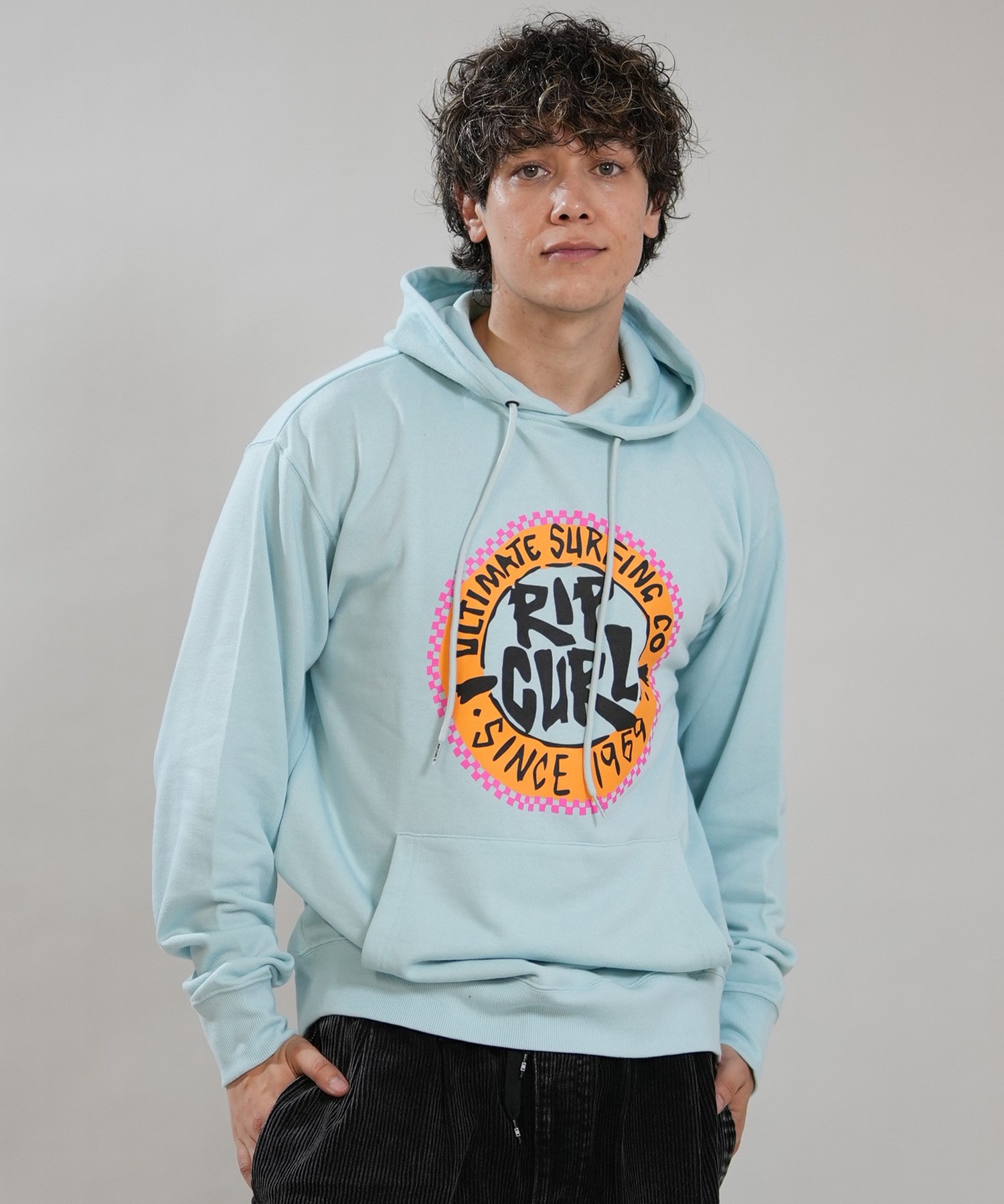 WEi MERRY RUi DAY Hoody Mサイズ　パーカー RIP CURL リップカール プルオーバー パーカー フーディー メンズ ロゴ