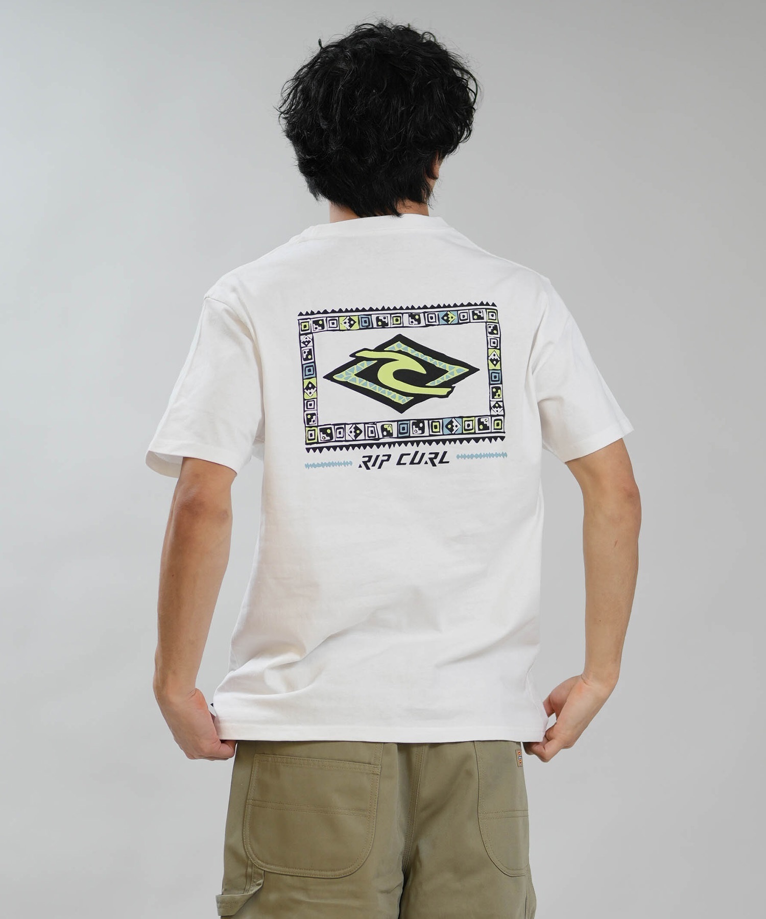 RIP CURL リップカール 半袖 Tシャツ メンズ バックプリント OF THE