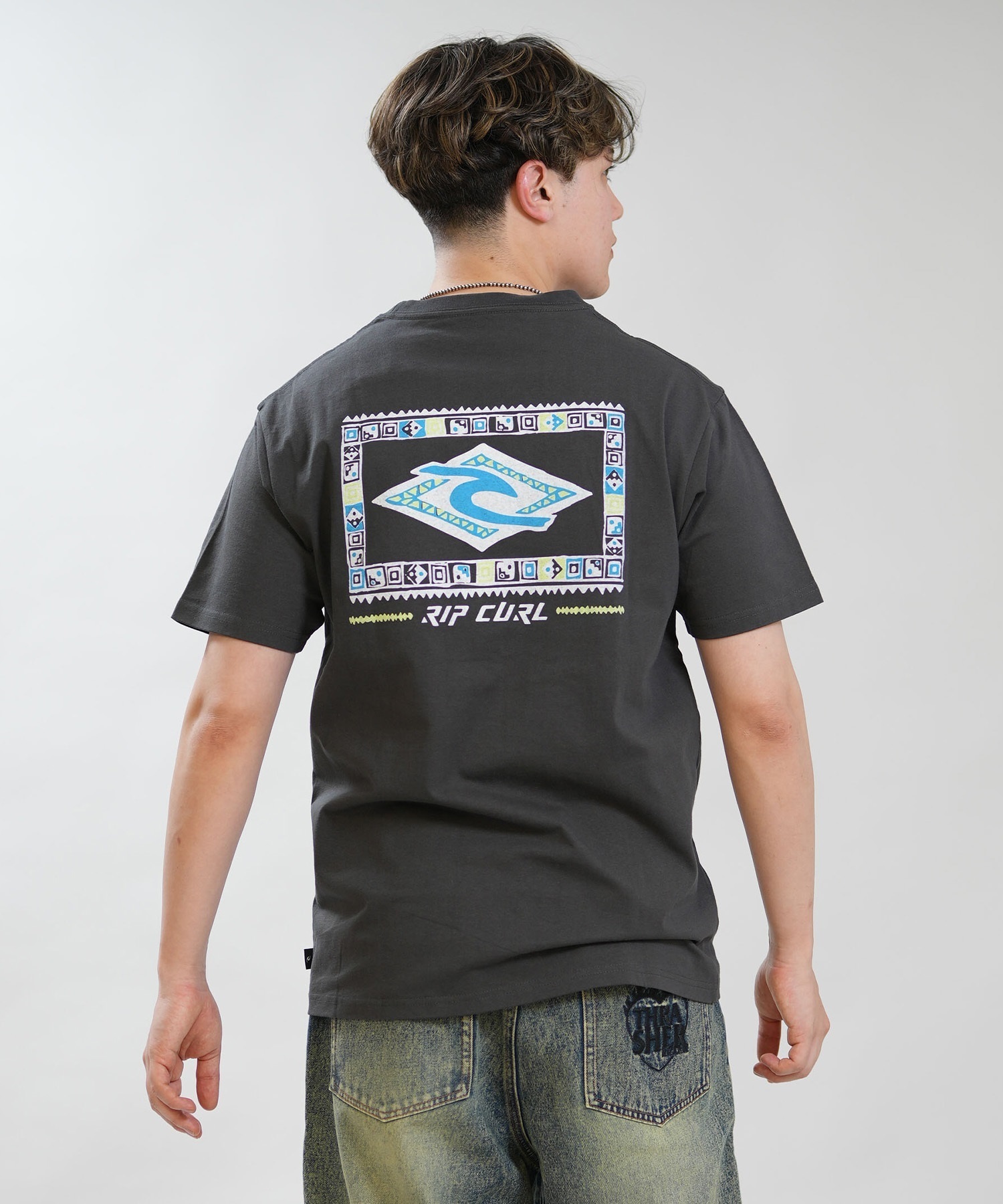 RIP CURL リップカール 半袖 Tシャツ メンズ バックプリント OF THE