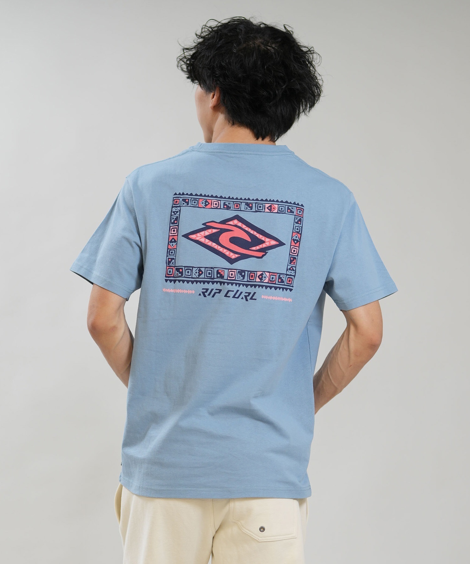 RIP CURL リップカール 半袖 Tシャツ メンズ バックプリント OF THE