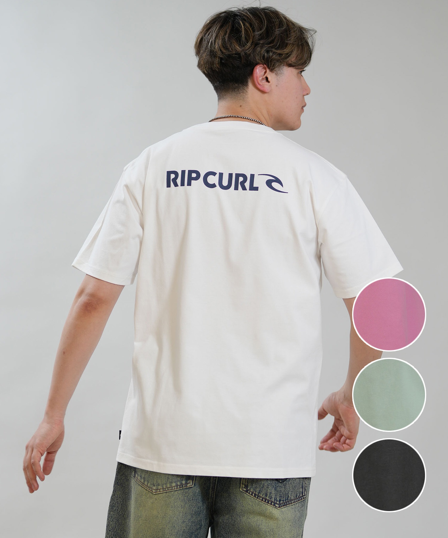 RIP CURL リップカール 半袖 Tシャツ メンズ 吸水速乾 BLADE LOGO SS