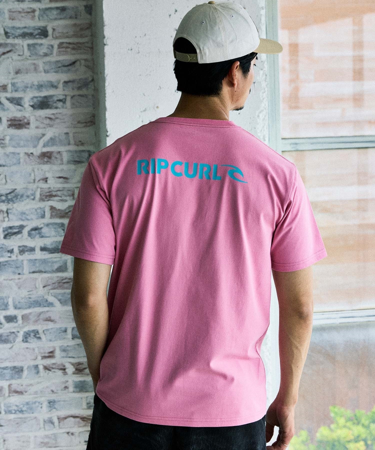 RIP CURL リップカール 半袖 Tシャツ メンズ 吸水速乾 BLADE LOGO SS