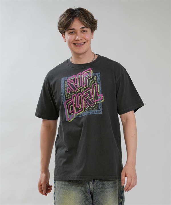 RIP CURL リップカール 半袖 Tシャツ メンズ 吸水速乾 TRIBAL TEE RCM6S-2108
