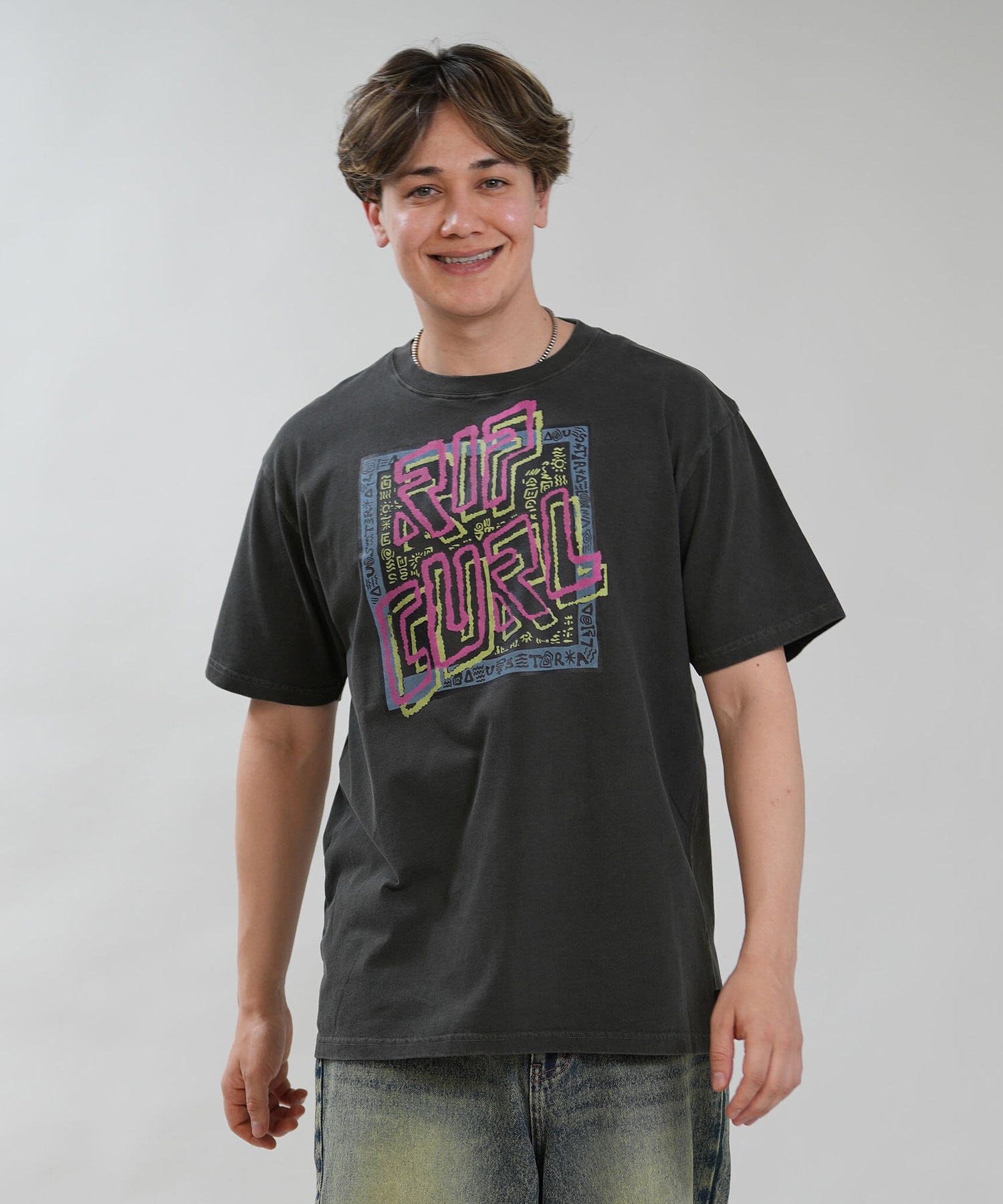 RIP CURL リップカール 半袖 Tシャツ メンズ 吸水速乾 TRIBAL TEE