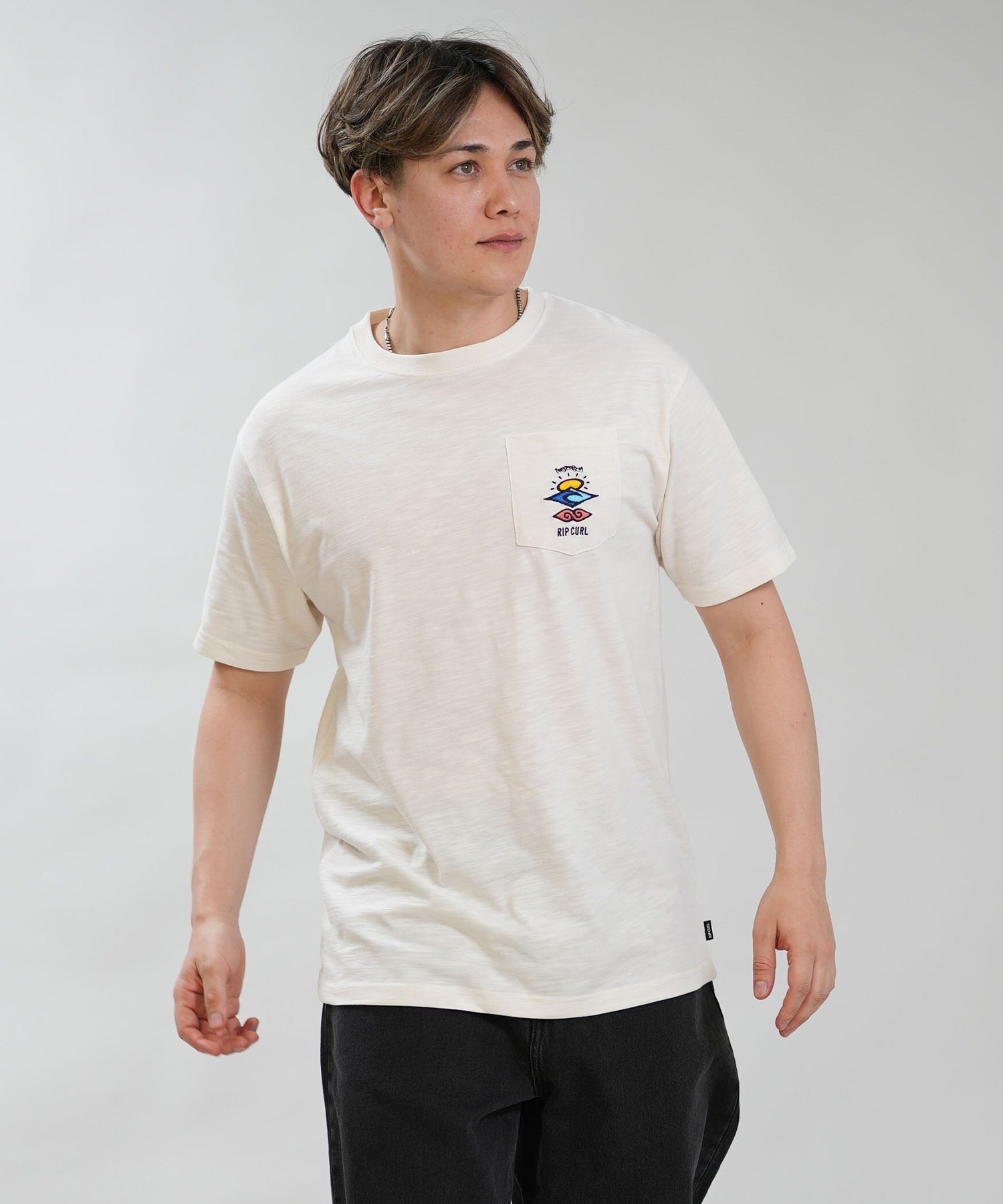 RIP CURL リップカール 半袖 Tシャツ メンズ シンプル SARCH ICON TEE
