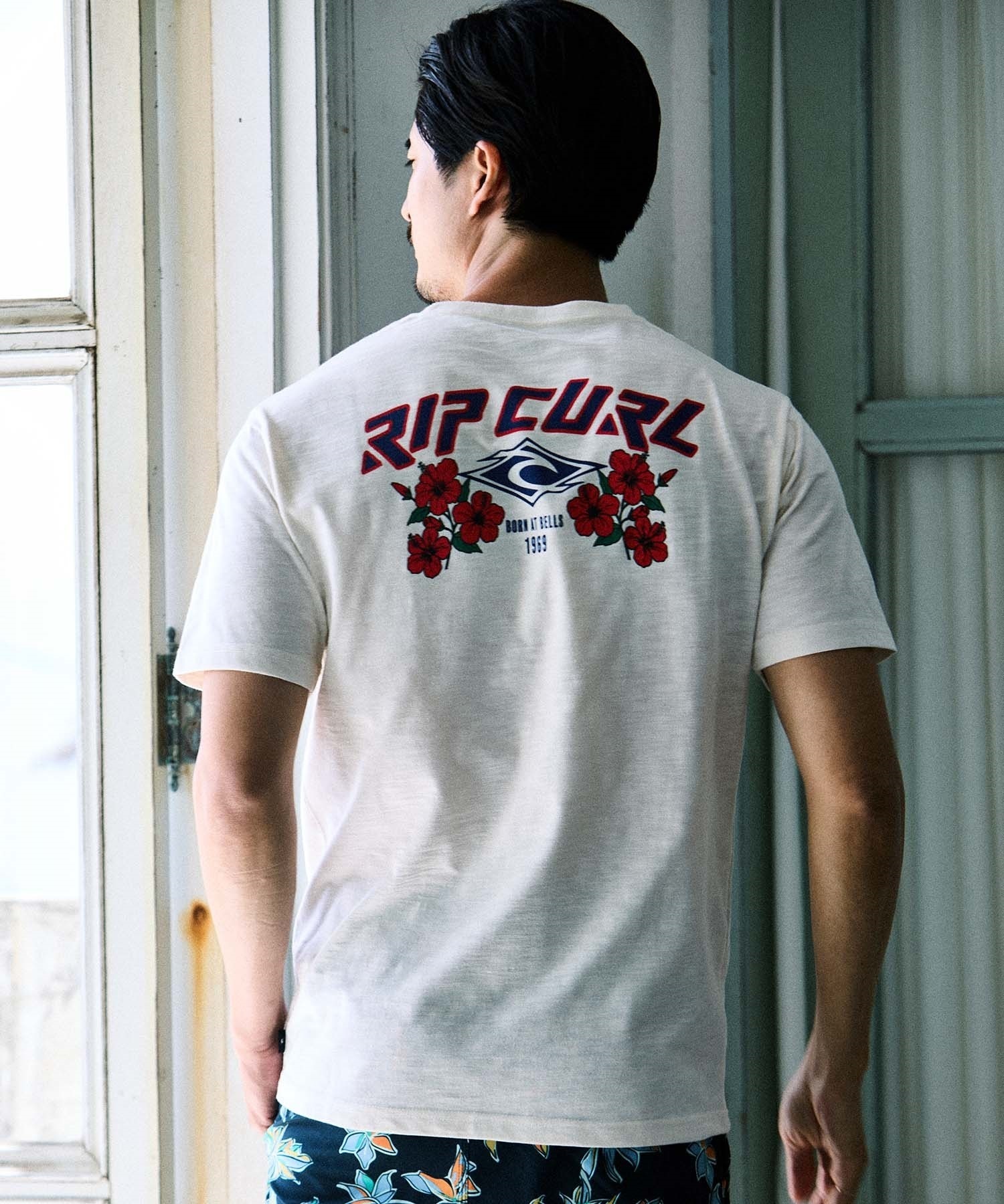 RIP CURL リップカール 半袖 Tシャツ メンズ バックプリント 69S CORP