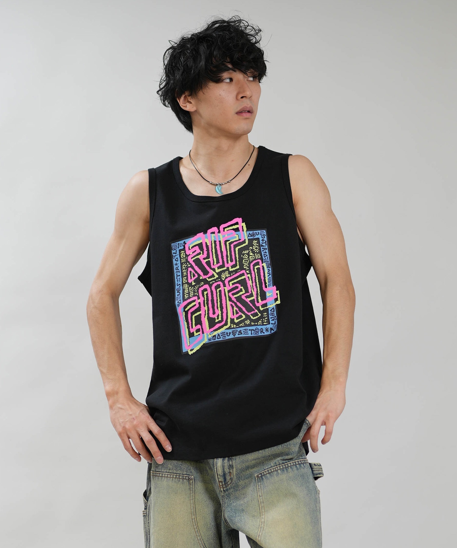 RIP CURL リップカール タンクトップ メンズ 吸水速乾 TRIBAL TANK