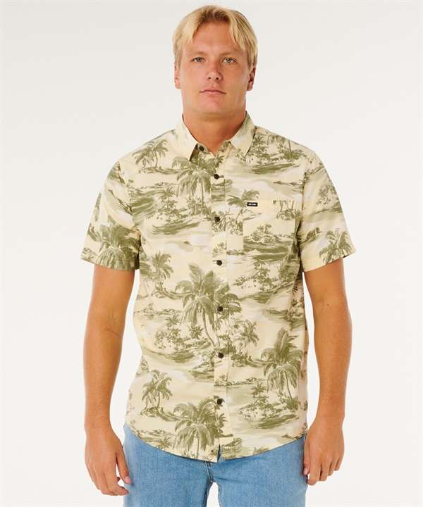 RIP CURL リップカール 半袖 シャツ メンズ SESSIONS S S SHIRT 06KMSH