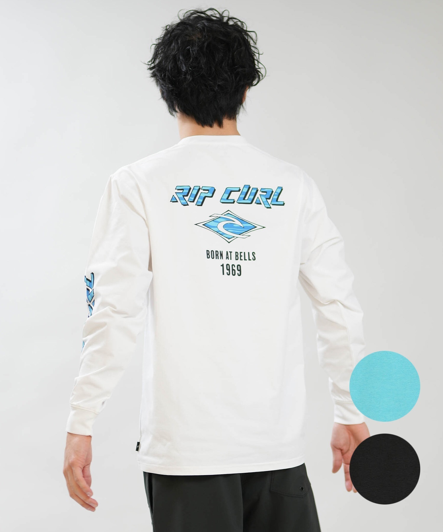 RIP CURL リップカール 長袖 Tシャツ メンズ ラッシュガード BORN AT