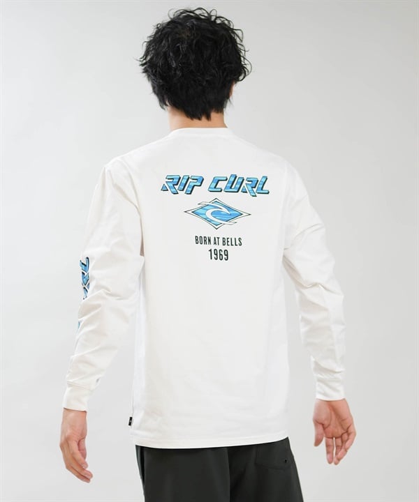 RIP CURL リップカール 長袖 Tシャツ メンズ ラッシュガード BORN AT BELLS LS RASH RCM6S-4301