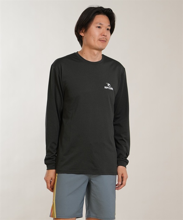 RIP CURL リップカール 長袖 Tシャツ ロンT メンズ UVカット STACK UPF LS UVケアラッシュガード 166MRV