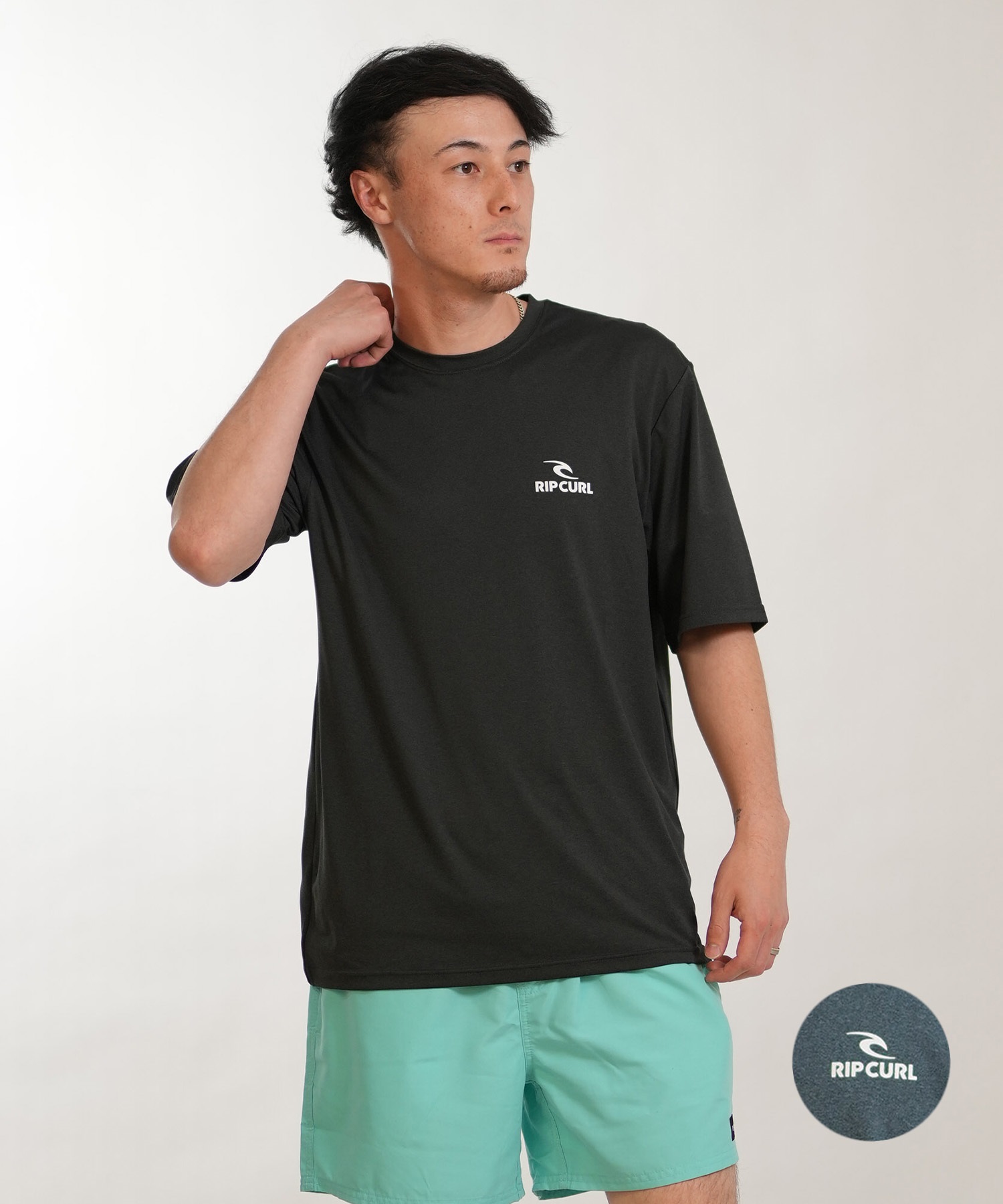 RIP CURL リップカール 半袖 Tシャツ メンズ UVカット STACK UPF SS UV